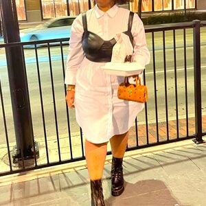 Relaxed Shirtdress with Belt
